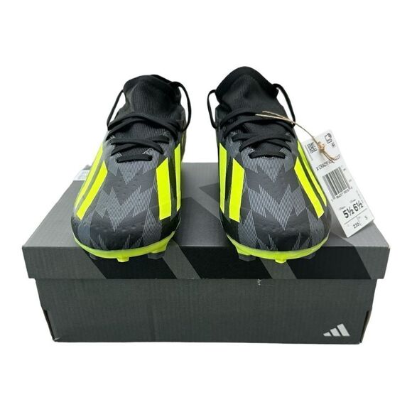 Adidas X Crazyfast.3 FG Soccer Cleats Black Yellow Men 5.5 Women 6.5 IG0758 NIB main image 10